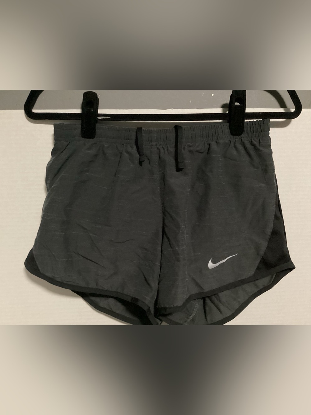 Nike Black Shorts with White Swoosh